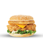 Chicken Pitta Burger  Meal 